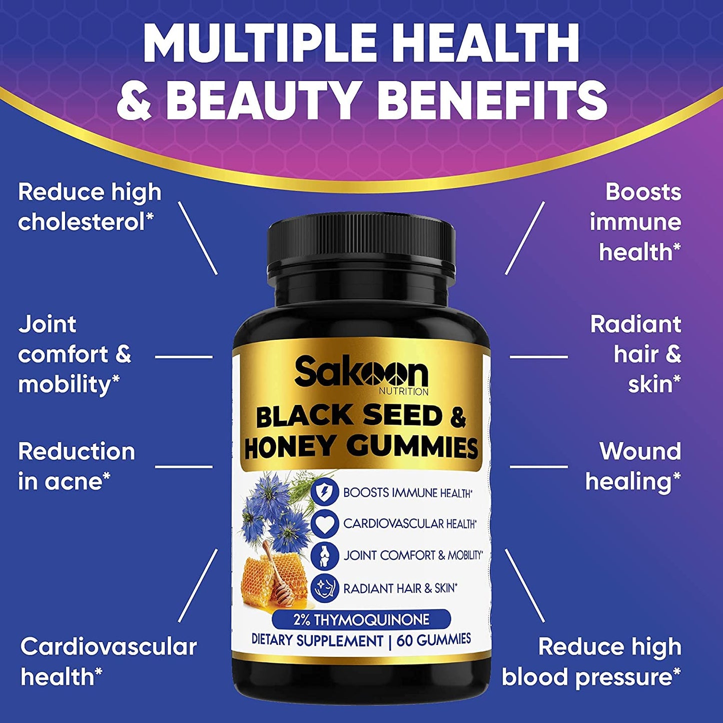 Black Seed Oil & Honey Gummies