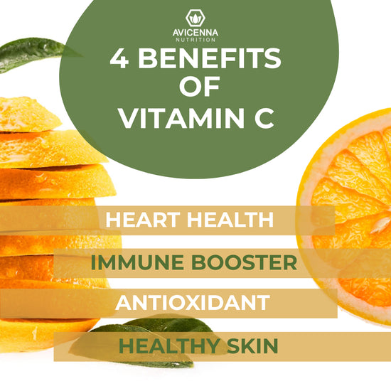 Vitamin C is necessary for the growth, development and repair of all body tissues. It's involved in many body functions, including formation of collagen, absorption of iron, the proper functioning of the immune system, wound healing, and the maintenance
